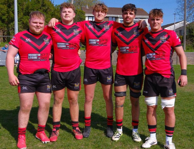 Tenby - teenage quintet - Iwan Duffy,  Lewis Rossiter, Alfie Pryor, Jesse James, Jayden Allen